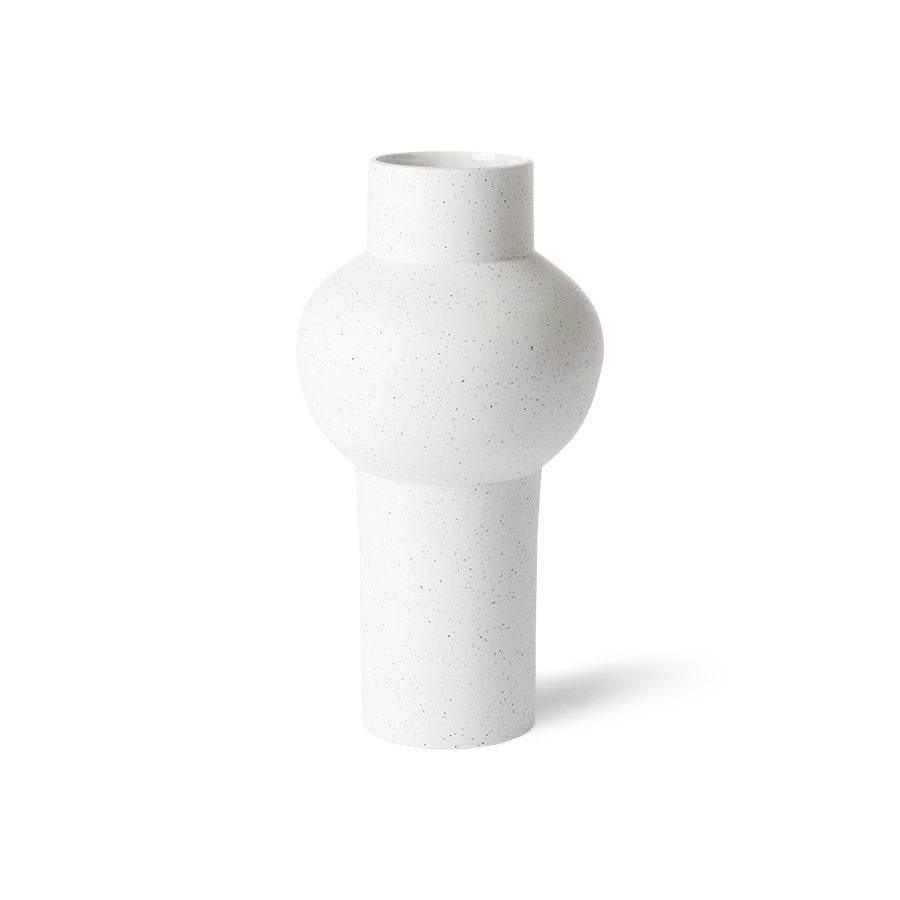 Speckled clay vase - round M - Urban Nest