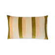 Striped velvet cushion - Fields - Urban Nest