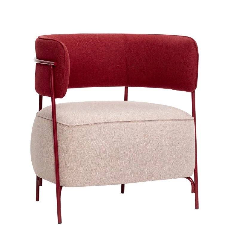 Teddy lounge chair rose/red - Urban Nest