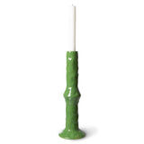 The Emeralds: ceramic candle holder M - Fern green - Urban Nest
