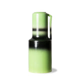The Emeralds: ceramic vase - green with handle - Urban Nest