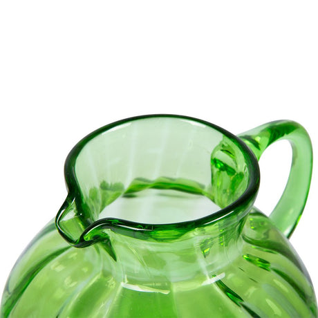The Emeralds: glass jug - green - Urban Nest
