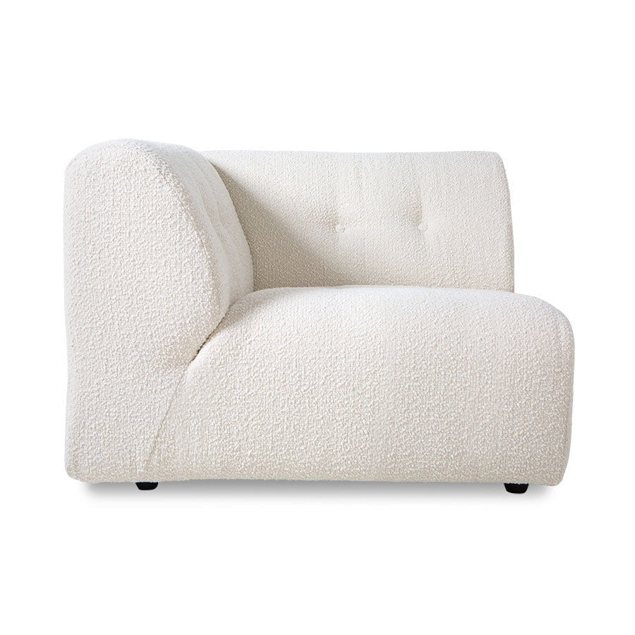 Vint couch: element left - boucle cream - Urban Nest