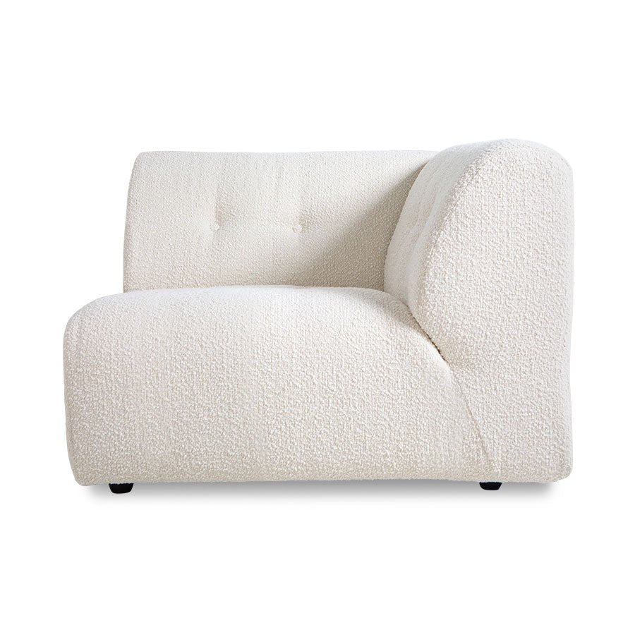 Vint couch: element right - boucle cream - Urban Nest
