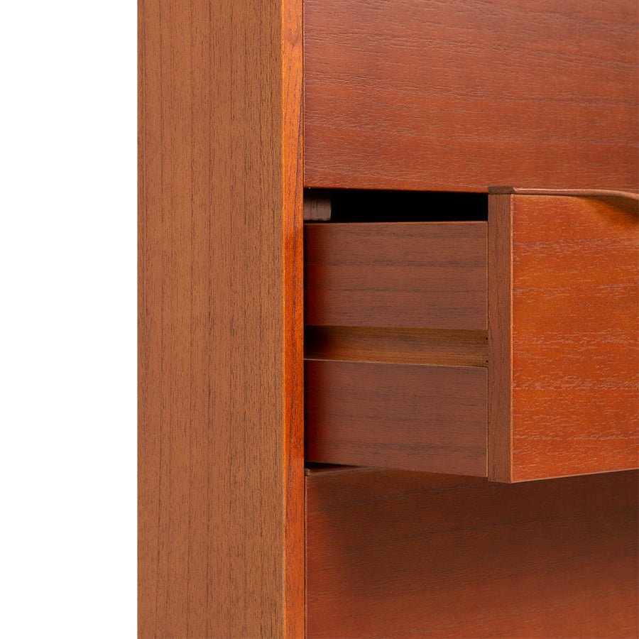 Wooden secretary - brown stained - Urban Nest