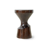 Wooden stool burgundy - Urban Nest