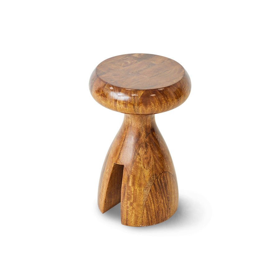 Wooden stool - chestnut - Urban Nest